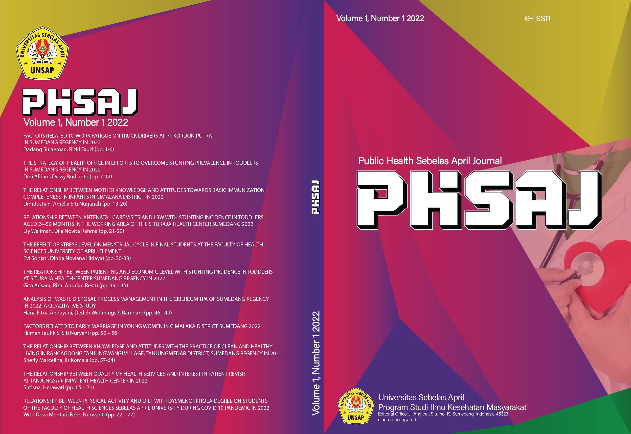 Public Health Sebelas April Journal